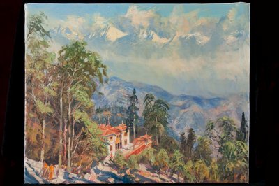 Bhutia Busty Klooster, Darjeeling door Tim Scott Bolton